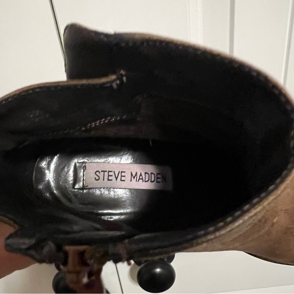 Steve Madden Raglin Bootie in Cognac Brown Size 6.5 - Picture 13 of 13